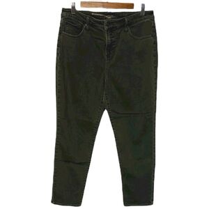 Chico's Girlfriend Slim Ankle Jeans So Slimming Green